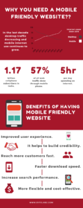 Mobile Friendly website infographics