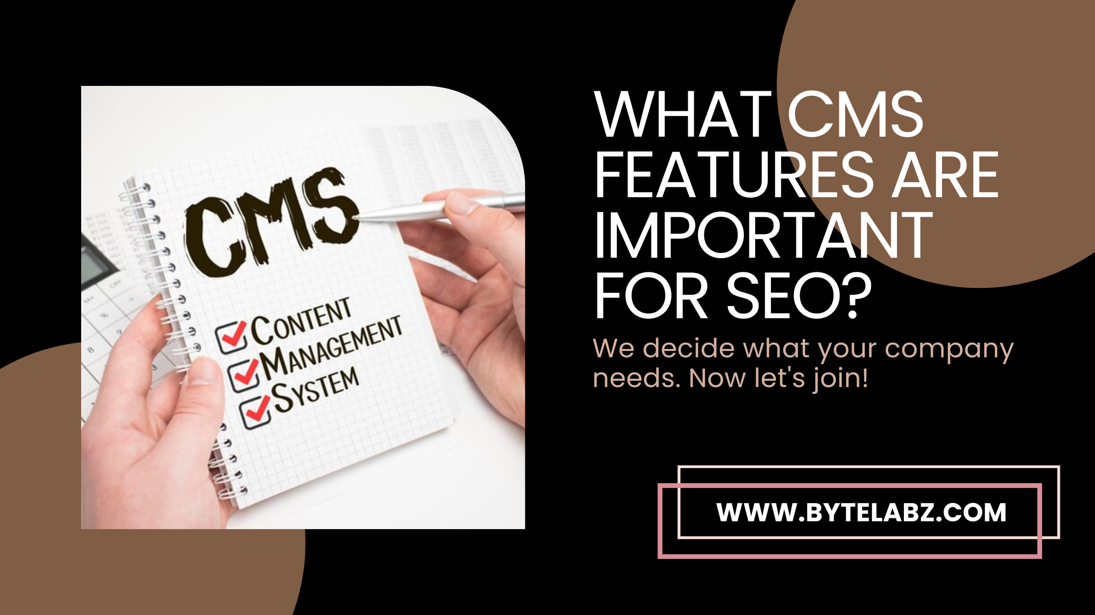 What features of a CMS are essential for SEO?